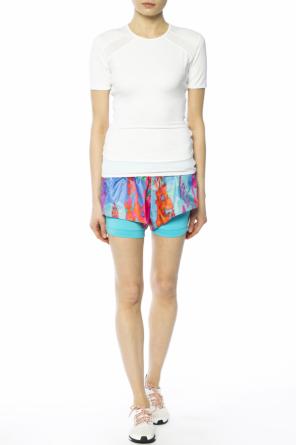 T-shirt wykończony siatką, zdjęcie 2 T-shirt wykończony siatką od Adidas by Stella McCartney